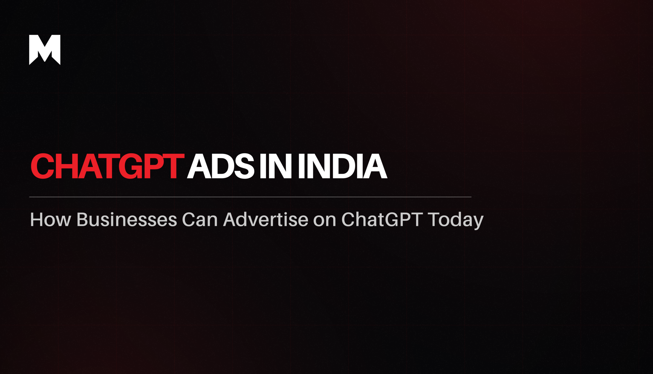 ChatGPT Ads in India